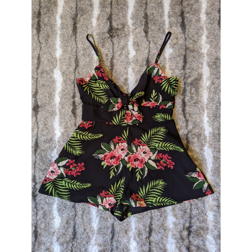 BRAVE SOUL LONDON Tropical Patterned Romper